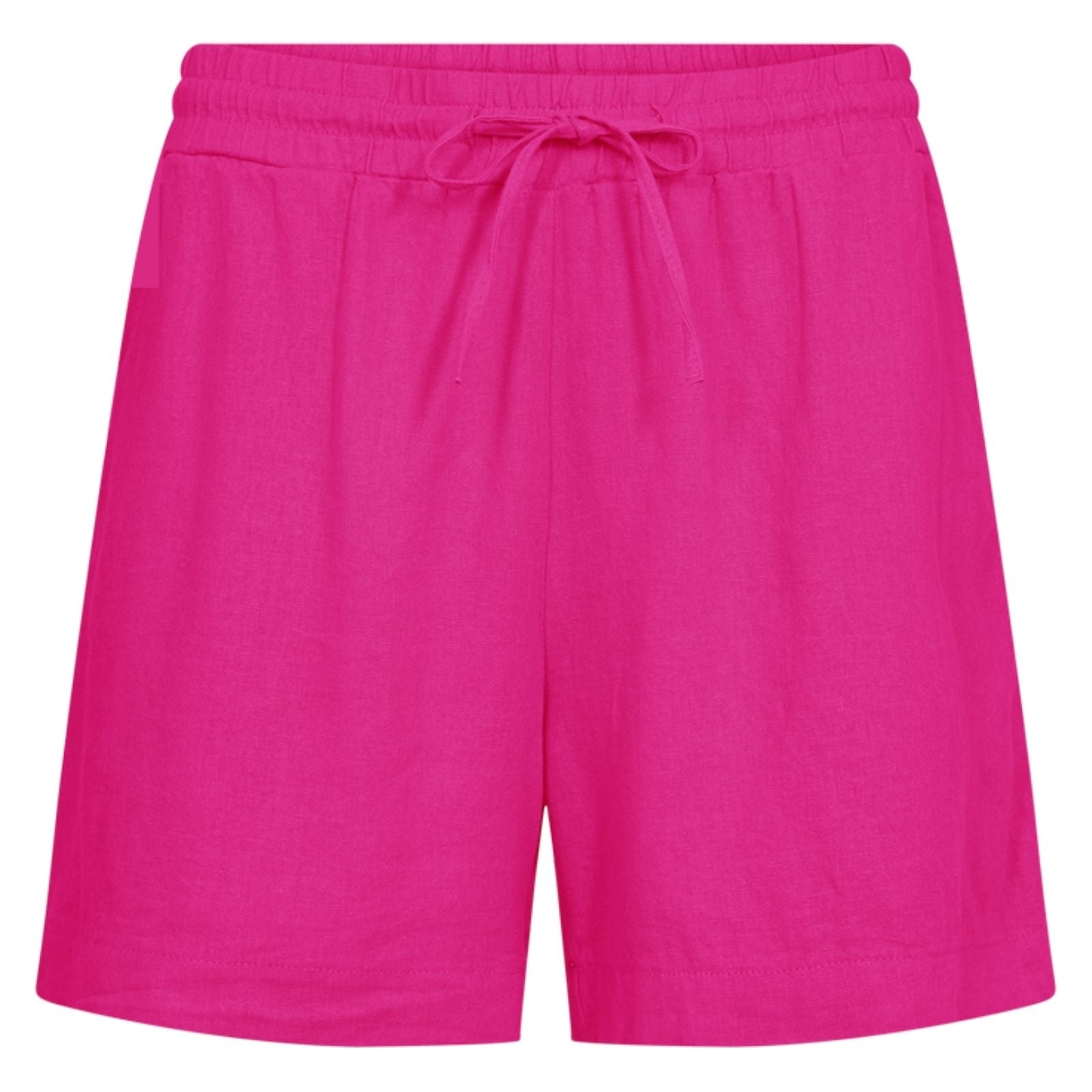 Fuchsia Purple elastic waist short Lava - Capuchon Fashion