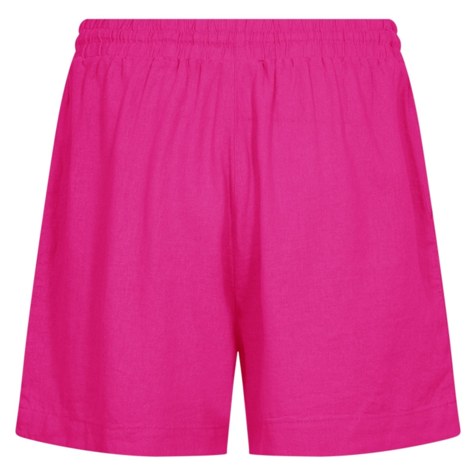 Fuchsia Purple elastic waist short Lava - Capuchon Fashion
