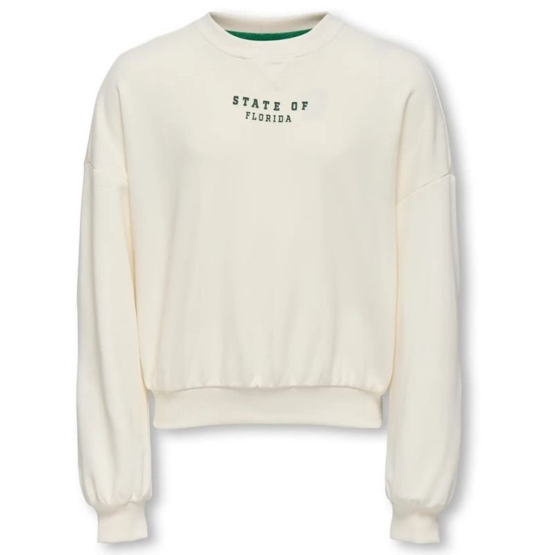 Gebroken witte cropped sweater Sally - Capuchon Fashion