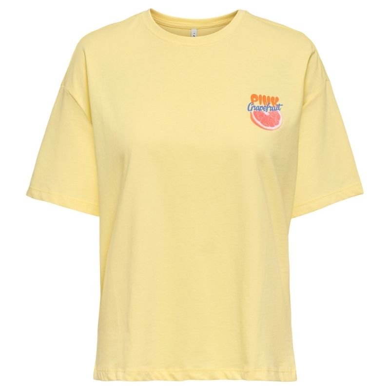 Geel regular fit t-shirt Bolette - Capuchon Fashion