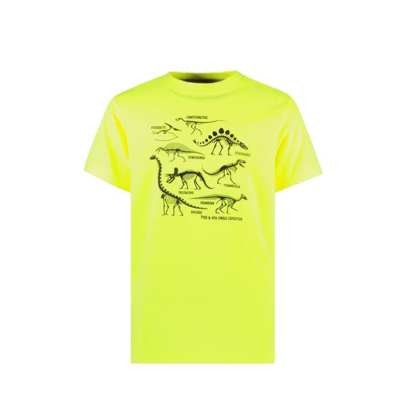 Geel t-shirt James - Capuchon Fashion