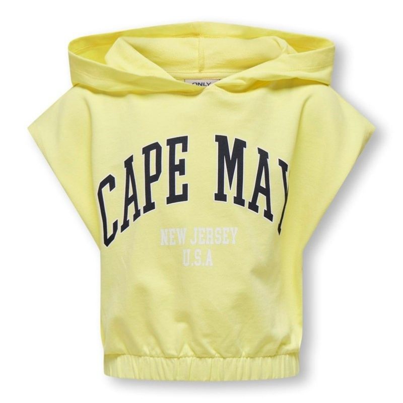 Gele sweat hoodie Amanda - Capuchon Fashion