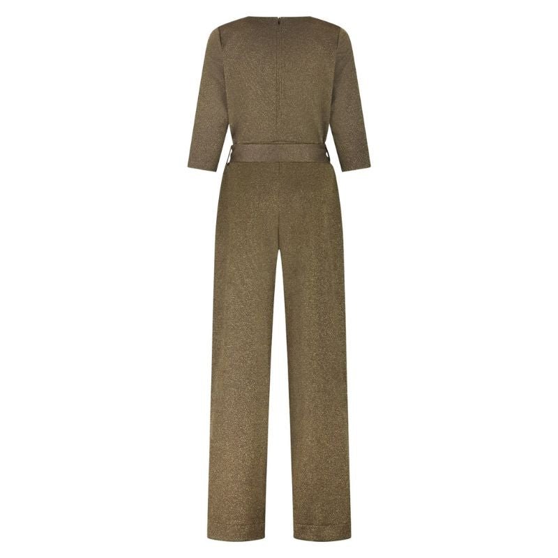 Gouden jumpsuit Odessi sparkle - Capuchon Fashion