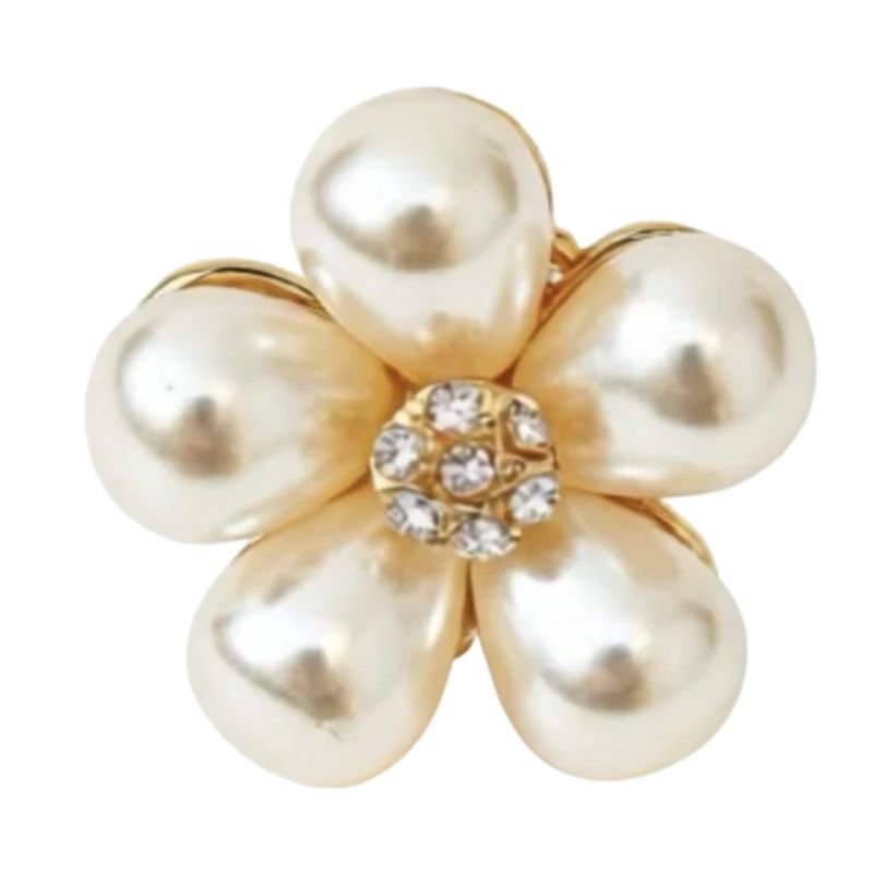 Gouden klassieke bloem broche Glady - Capuchon Fashion