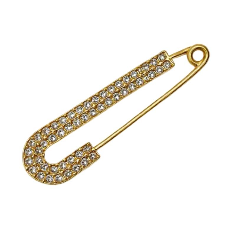 Gouden luxe glitter broche Vigga - Capuchon Fashion