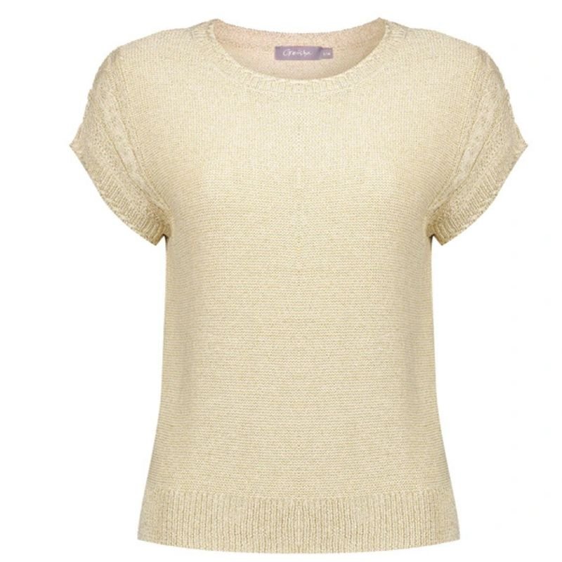 Gouden pullover 54007 - Capuchon Fashion