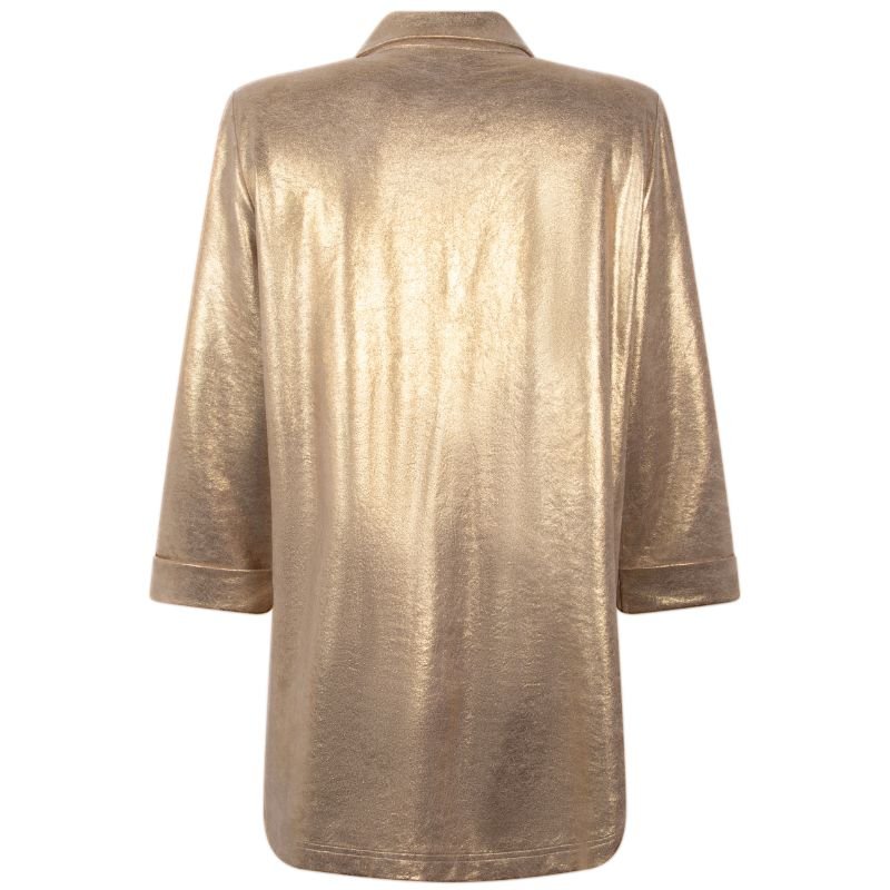 Gouden suedine blazer Wonder - Capuchon Fashion