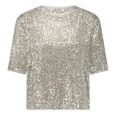 Gouden top Princess sequins - Capuchon Fashion