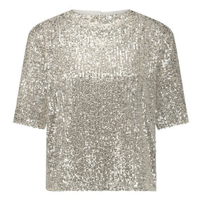 Gouden top Princess sequins - Capuchon Fashion