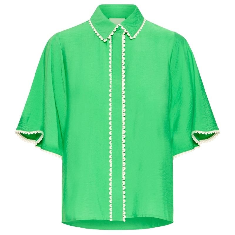 Greenbriar woven shirt met kraagje Leni - Capuchon Fashion