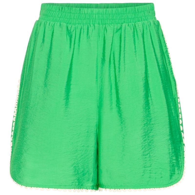 Greenbriar woven short met elastische band Leni - Capuchon Fashion