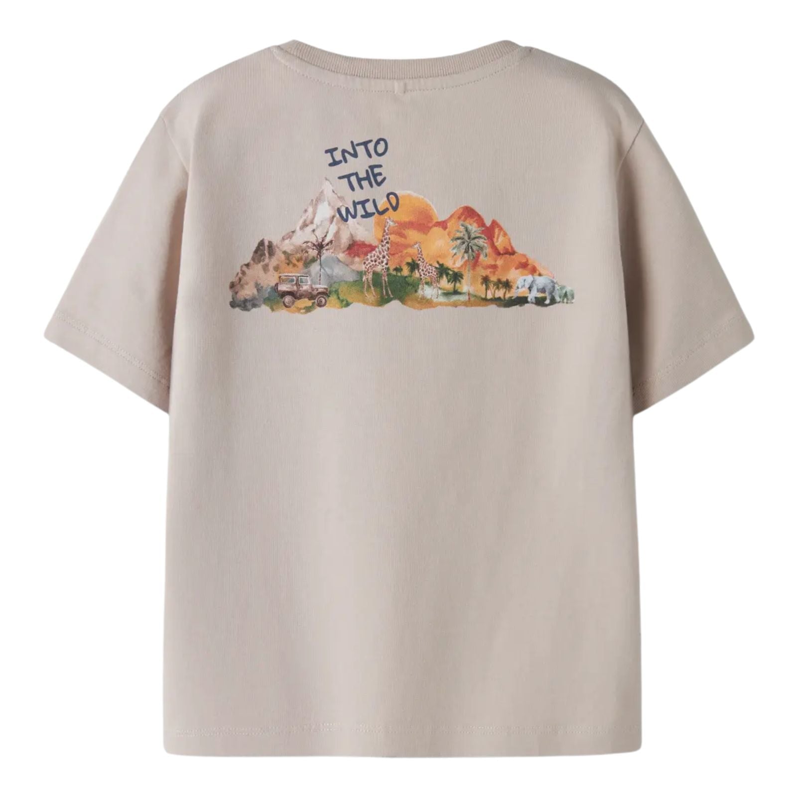 Greige regular fit t-shirt Hugo - Capuchon Fashion