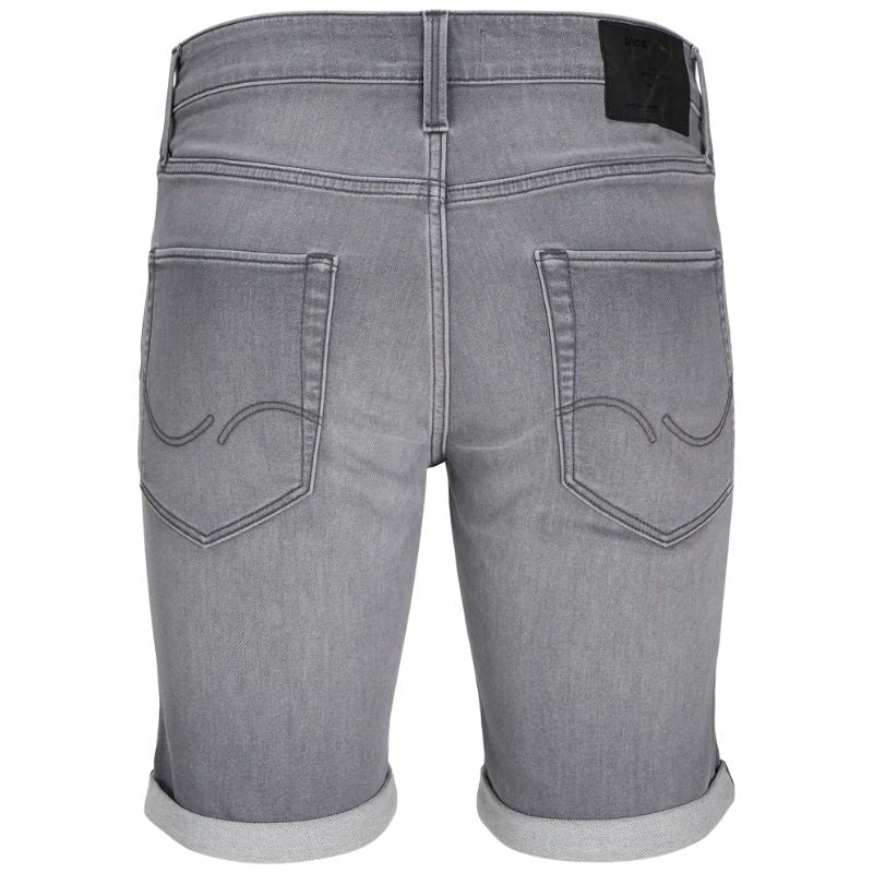 Grey Denim regular fit short Rick Icon - Capuchon Fashion