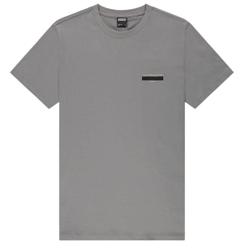 Grijs t-shirt Kultivate - Capuchon Fashion