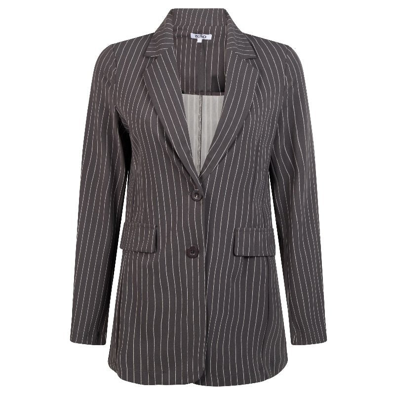 Grijze blazer Hailey - Capuchon Fashion