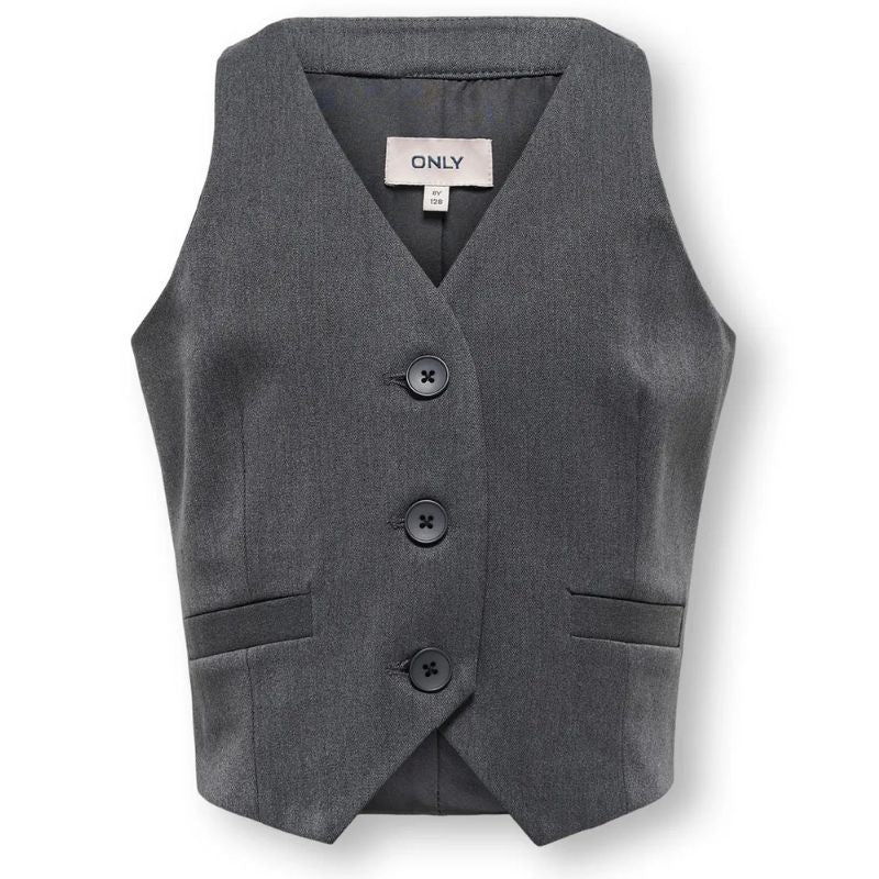 Grijze gilet Salajma - Capuchon Fashion