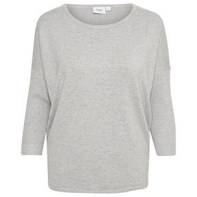 Grijze pullover Mila - Capuchon Fashion