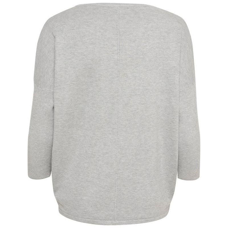 Grijze pullover Mila - Capuchon Fashion