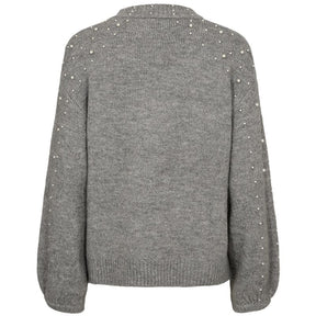 Grijze pullover Pearl - Capuchon Fashion