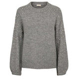 Grijze pullover Pearl - Capuchon Fashion