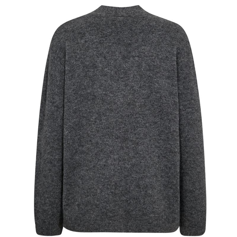 Grijze pullover Sevalin - Capuchon Fashion