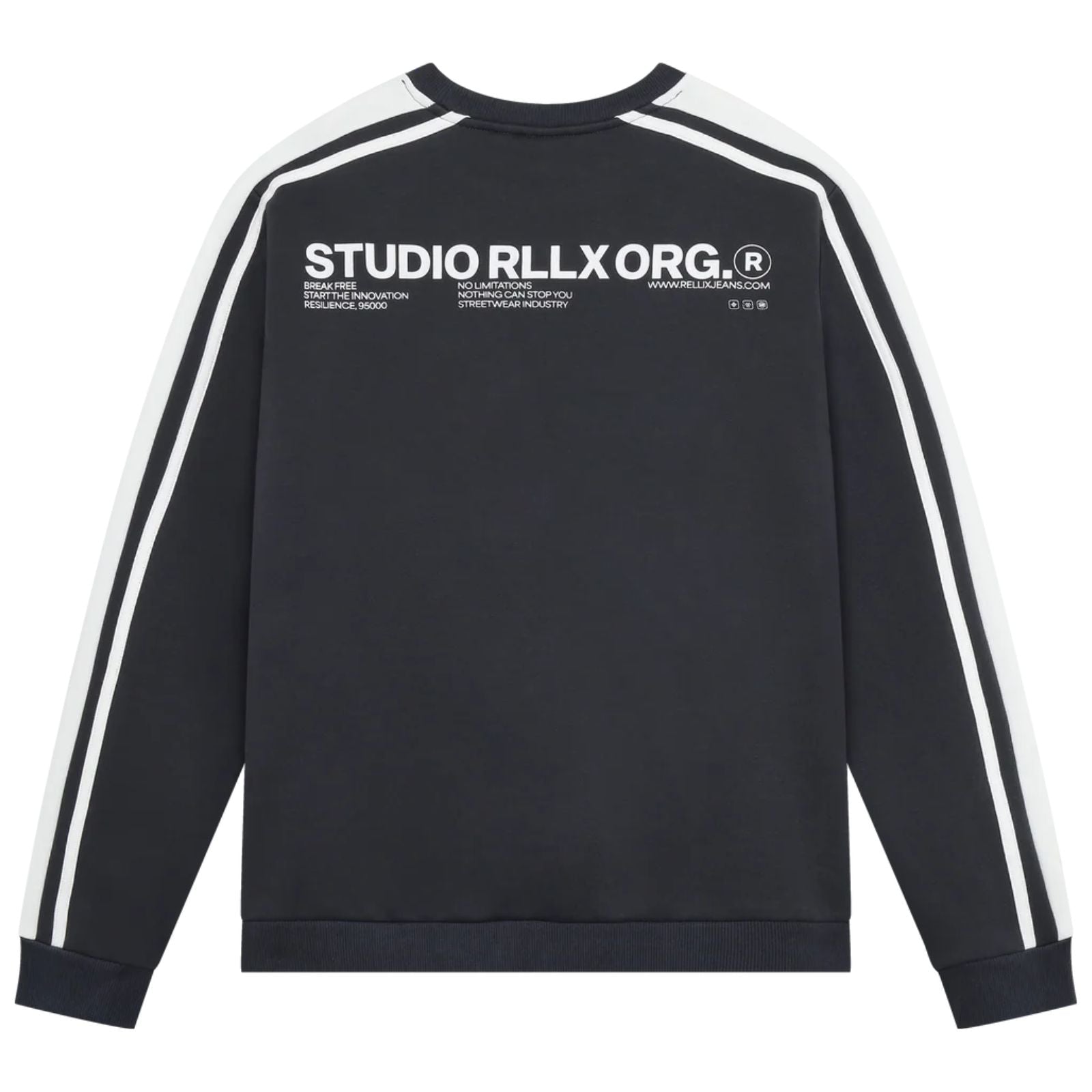 Grijze sweater RLX Cut and Sew Brush 940519 - Capuchon Fashion