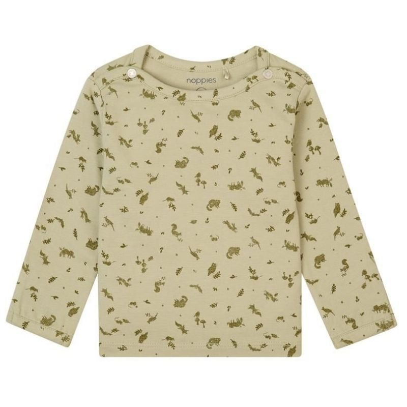 Groen geprint shirtje Guia - Capuchon Fashion