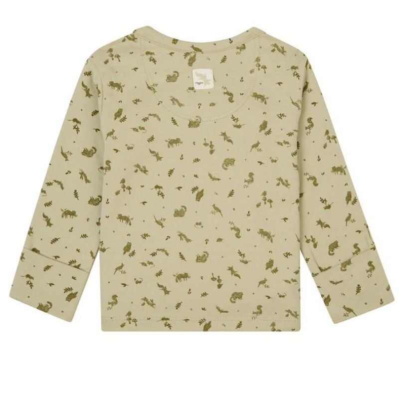 Groen geprint shirtje Guia - Capuchon Fashion