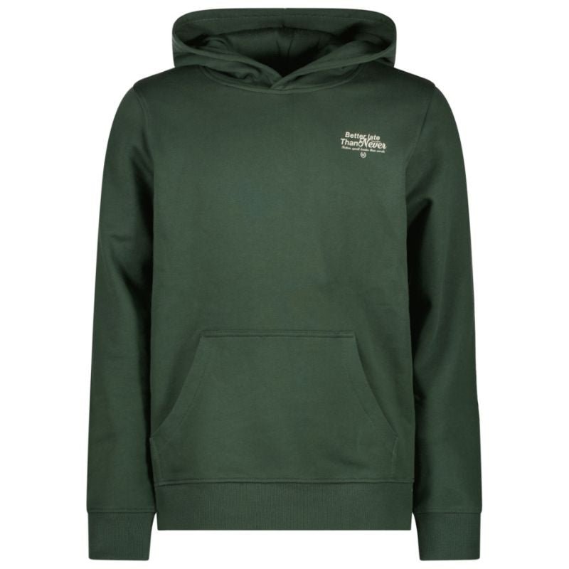 Groen geprinte backprint hoodie Dukey - Capuchon Fashion
