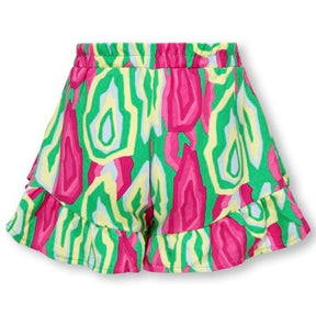 Groen geprinte skort Sia - Capuchon Fashion