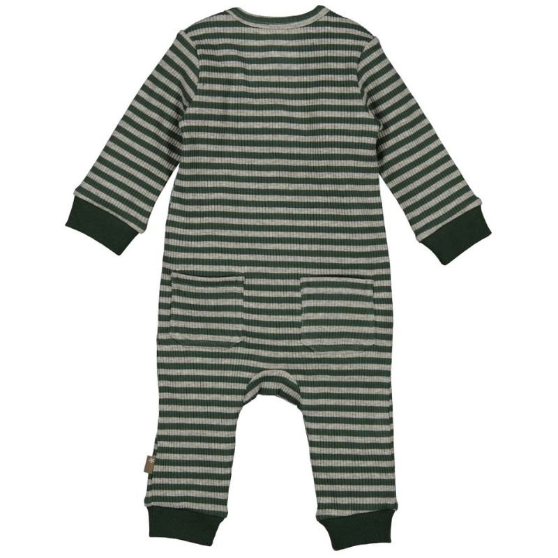 Groen gestreepte suit Striped - Capuchon Fashion