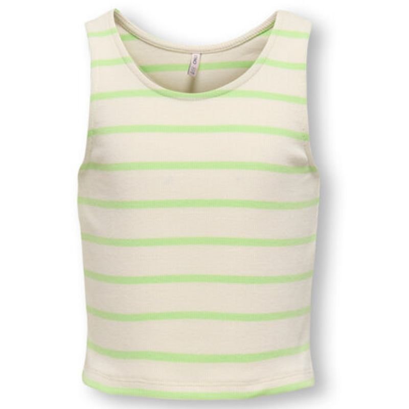 Groen gestreepte tanktop Nessa - Capuchon Fashion