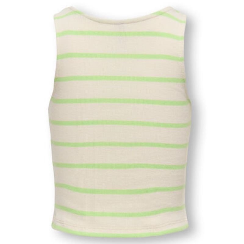 Groen gestreepte tanktop Nessa - Capuchon Fashion