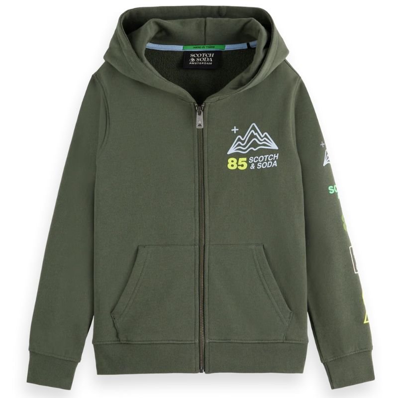 Groen regular fit artwork vest - Capuchon Fashion