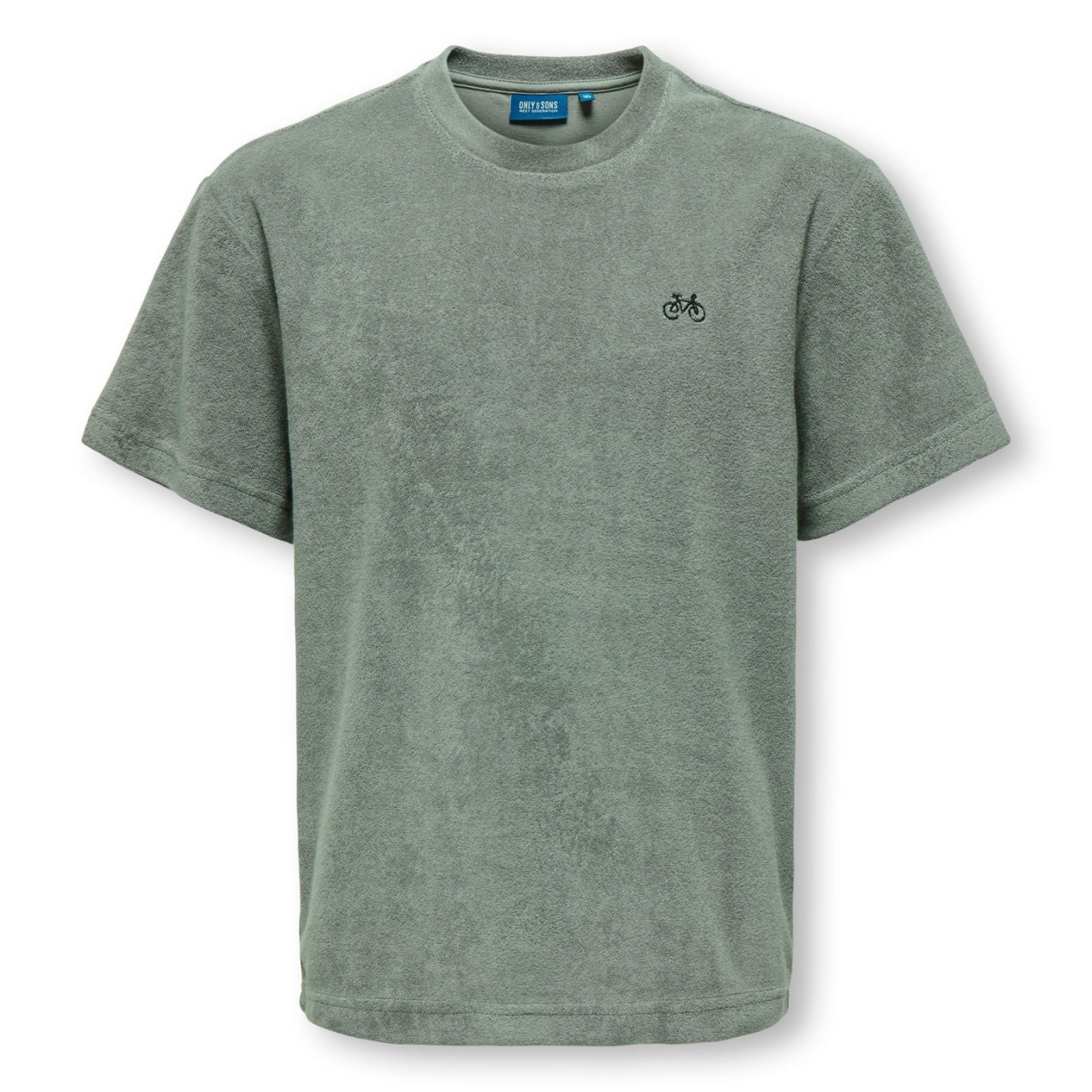 Groen relaxed fit t-shirt Tellas - Capuchon Fashion