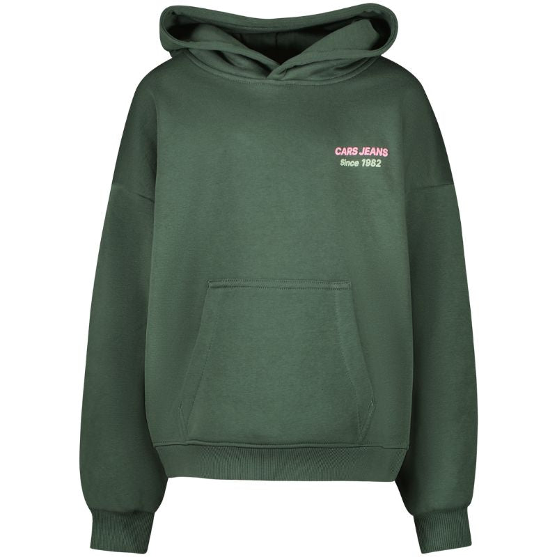 Groene backprint hoodie Vallie - Capuchon Fashion