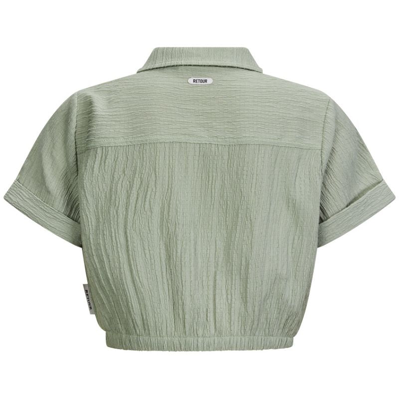 Groene blouse Nina - Capuchon Fashion