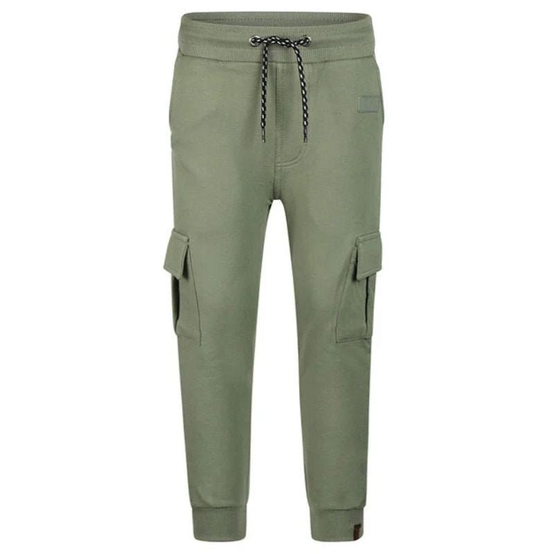 Groene cargo joggingbroek O56881 - Capuchon Fashion