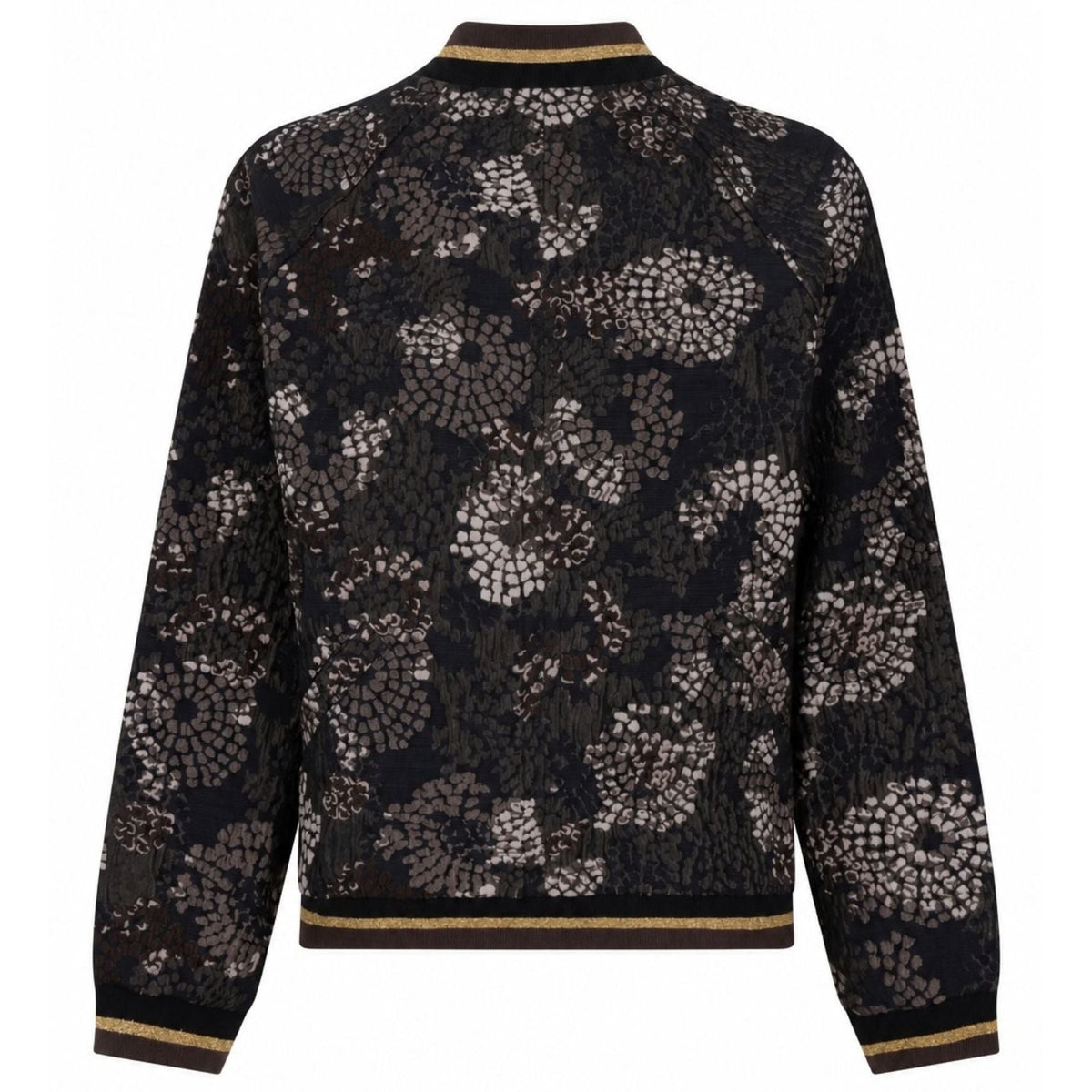 Groene fancy jacquard jacket Patty - Capuchon Fashion