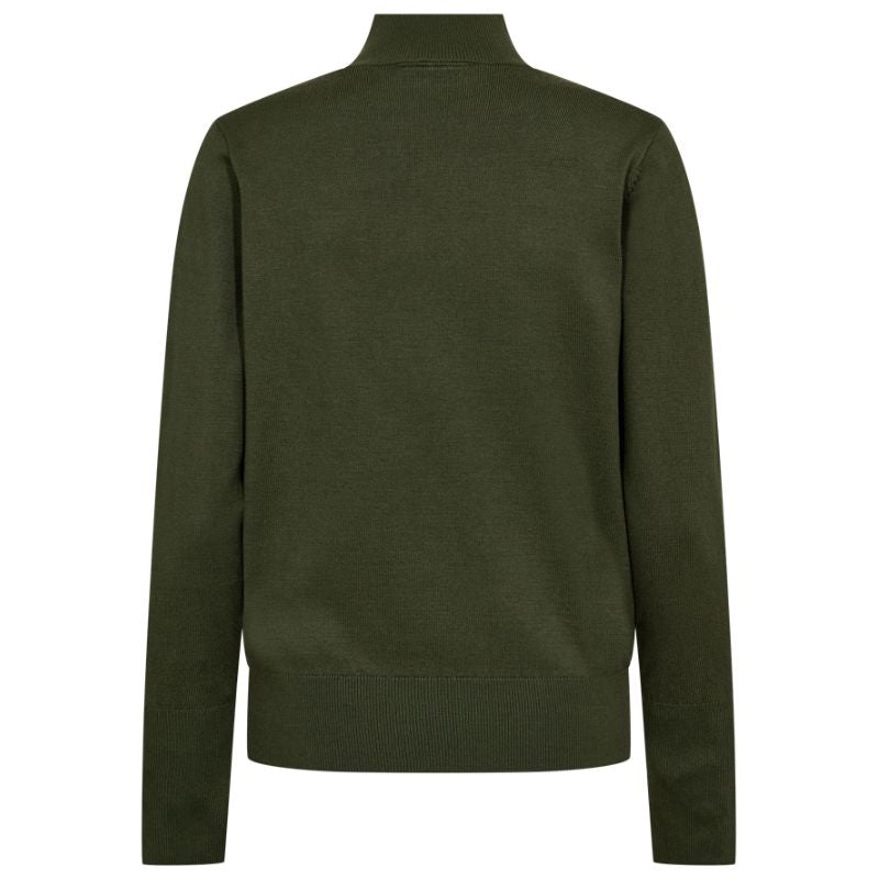 Groene high neck pullover Katie - Capuchon Fashion
