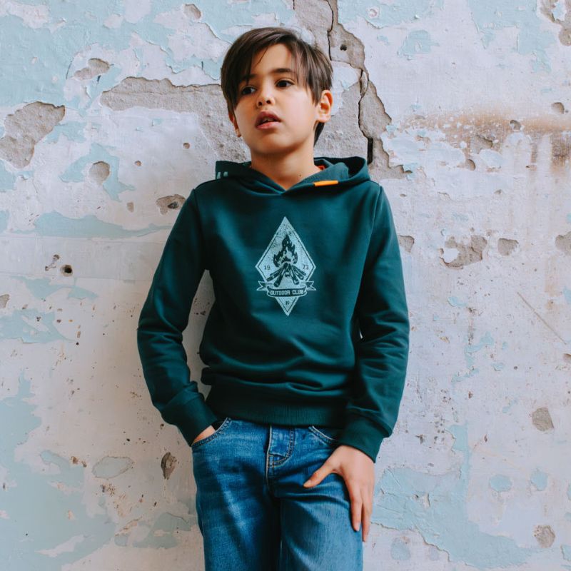 Groene hoodie Hobie - Capuchon Fashion