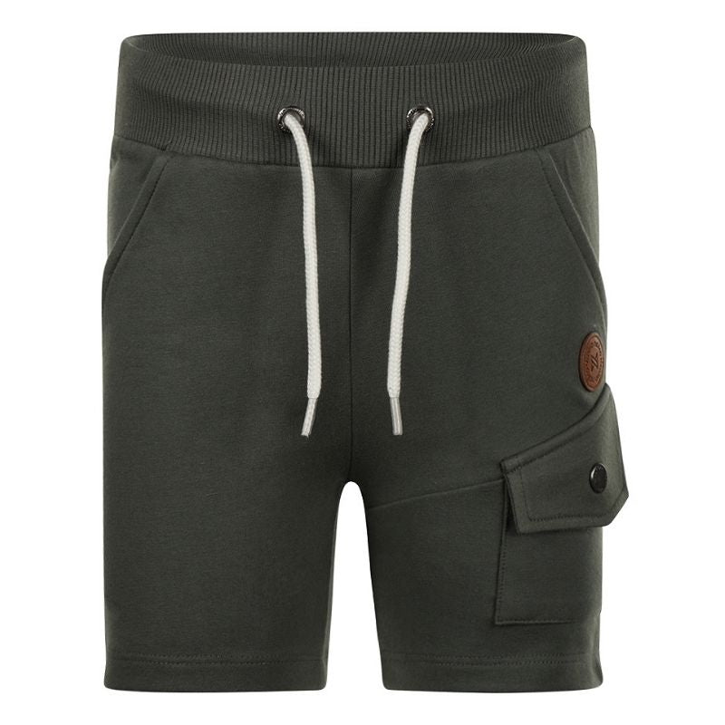 Groene jogging short P54833 - Capuchon Fashion