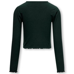 Groene longsleeve Nella - Capuchon Fashion