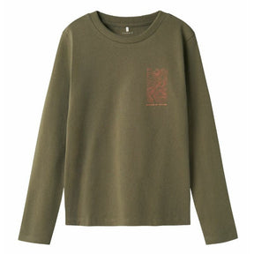 Groene longsleeve Oskole - Capuchon Fashion