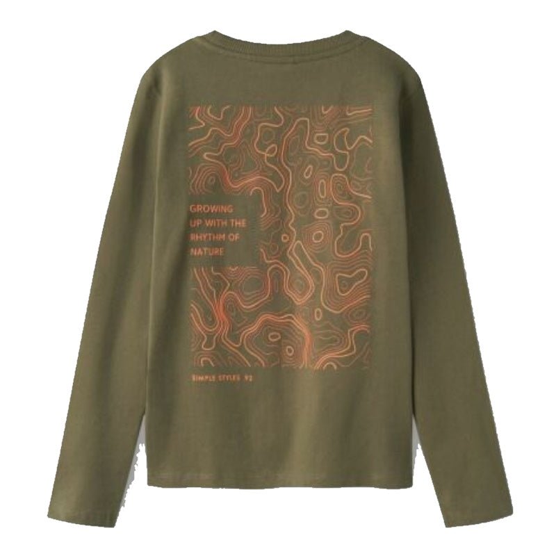 Groene longsleeve Oskole - Capuchon Fashion