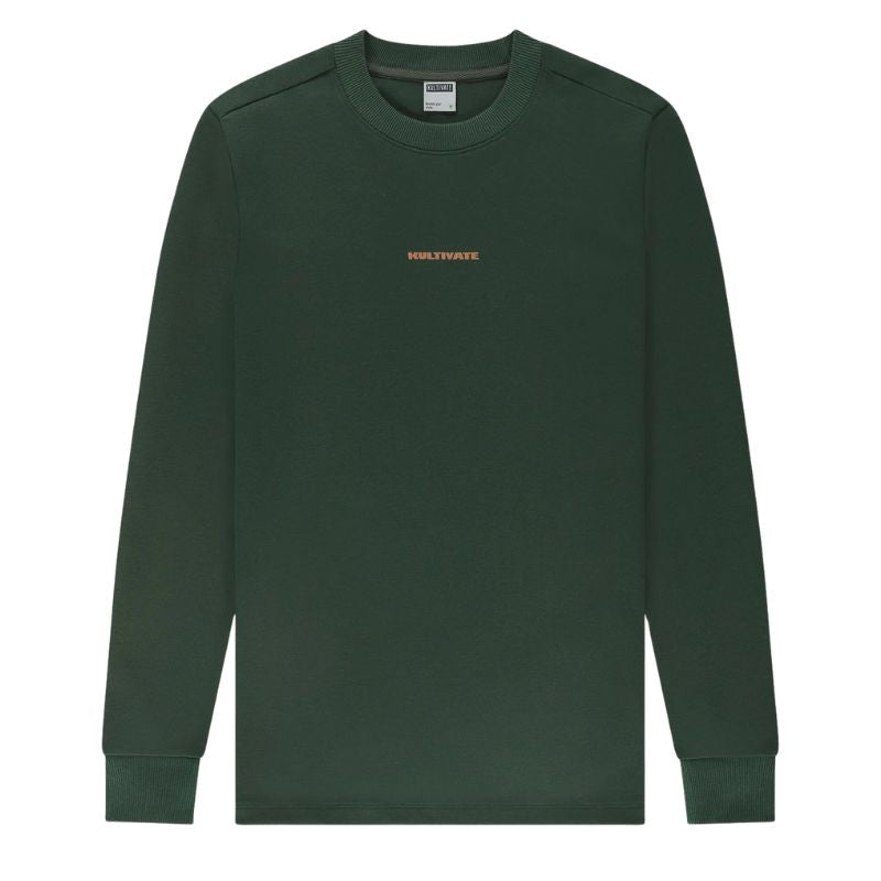 Groene longsleeve sweater Rockery Luxury - Capuchon Fashion