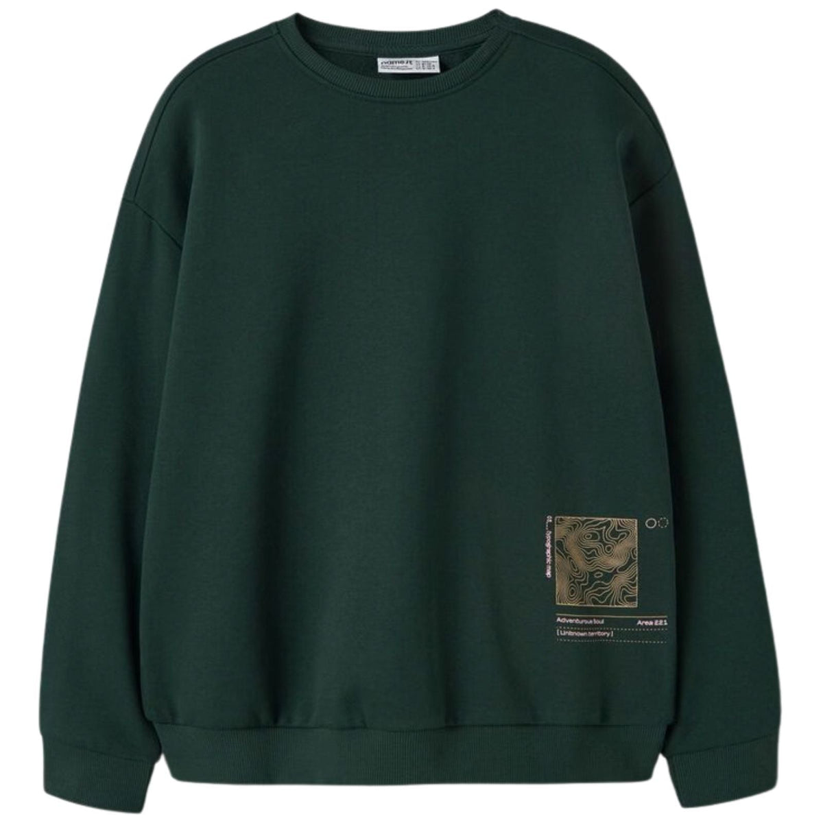 Groene relaxed fit sweater Ofranz - Capuchon Fashion