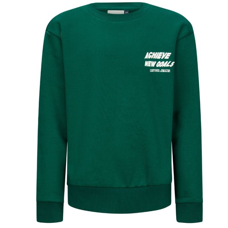 Groene sweater backprint Kelto - Capuchon Fashion