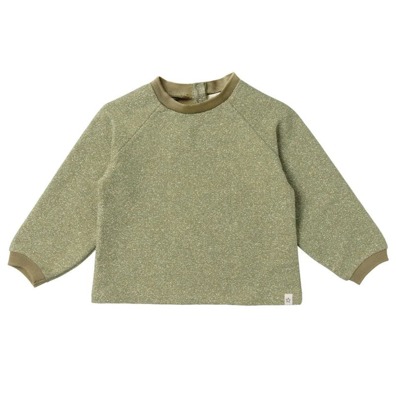 Groene sweater Glitter - Capuchon Fashion