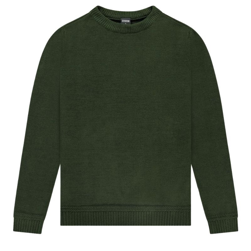 Groene sweater Soft Crew - Capuchon Fashion